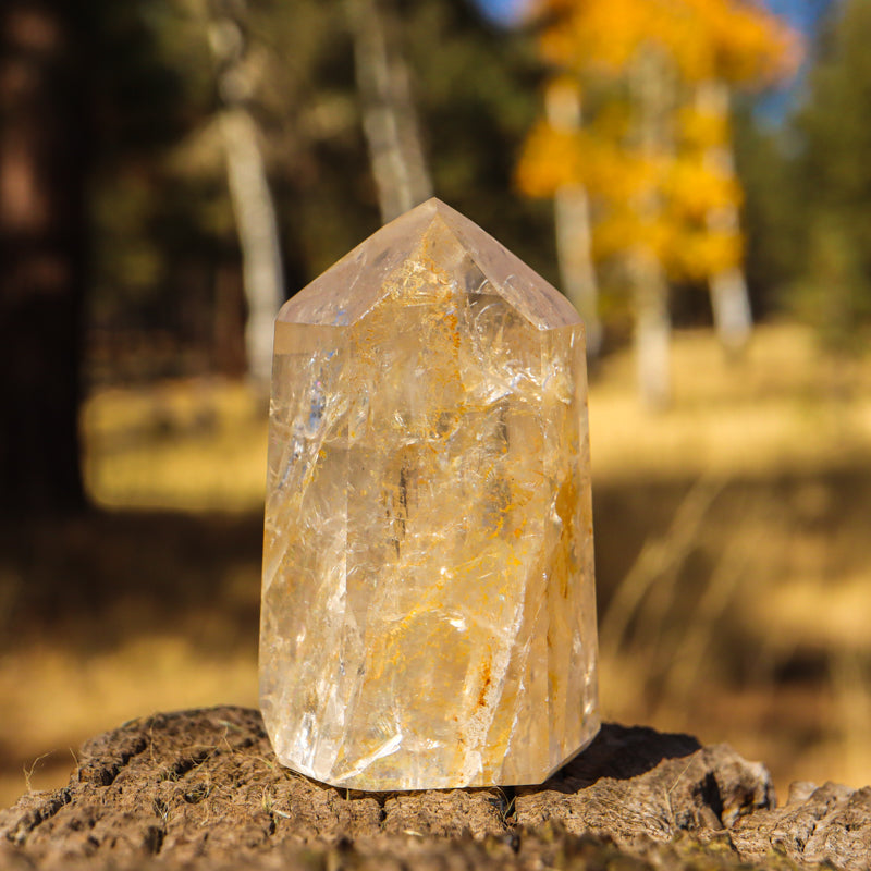 Golden Healer Quartz Point