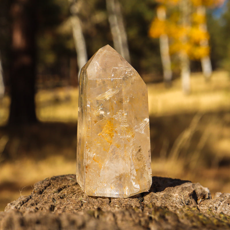 Golden Healer Quartz Point