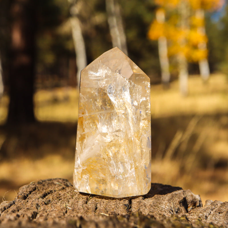 Golden Healer Quartz Point