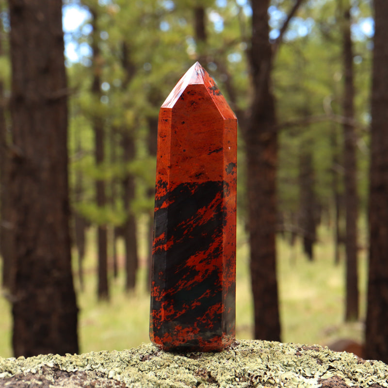 Mahogany Obsidian Point