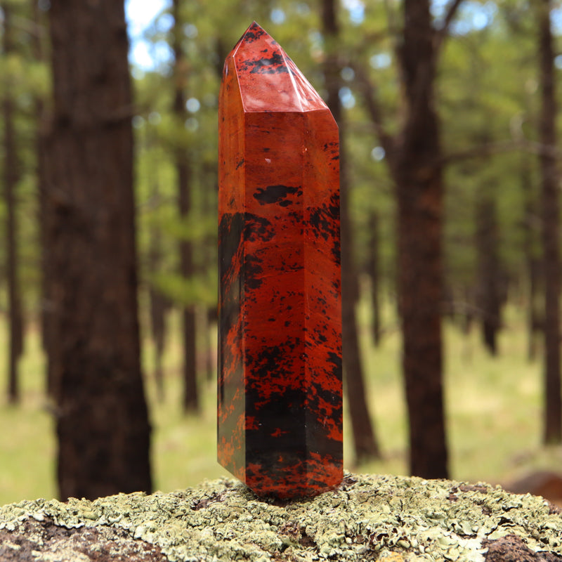 Mahogany Obsidian Point