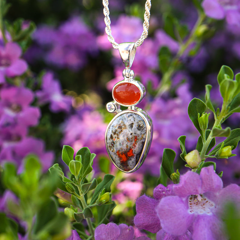 Magma Chalcedony Pendant