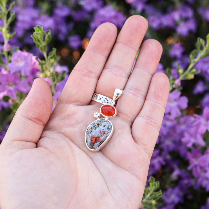 Magma Chalcedony Pendant