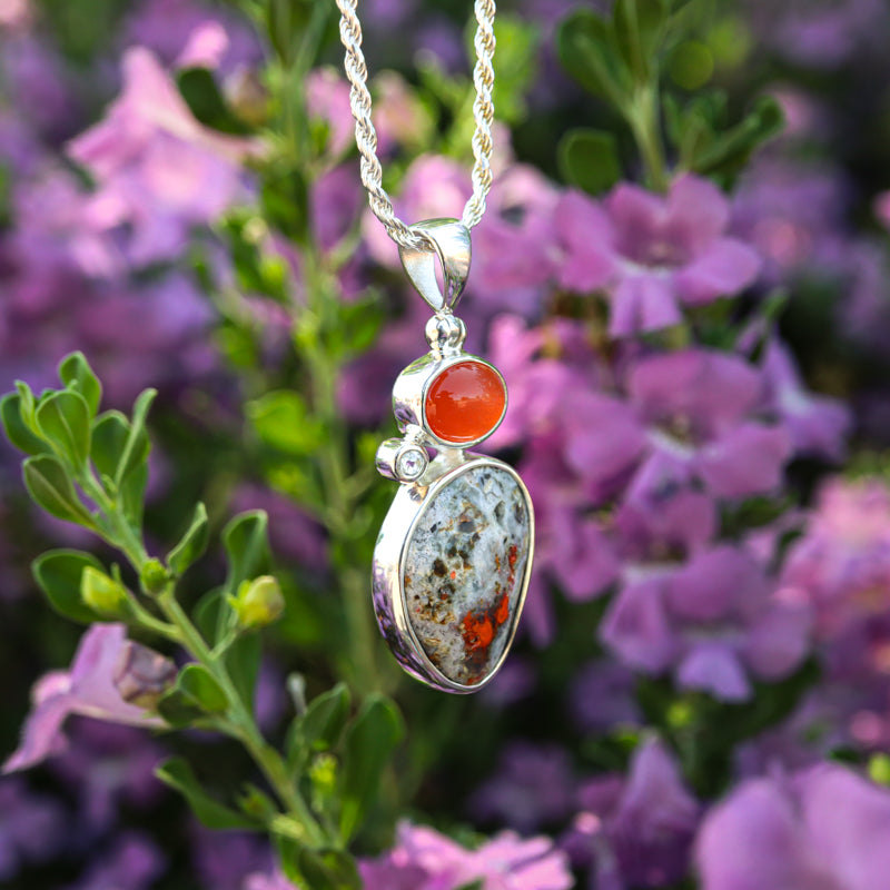 Magma Chalcedony Pendant