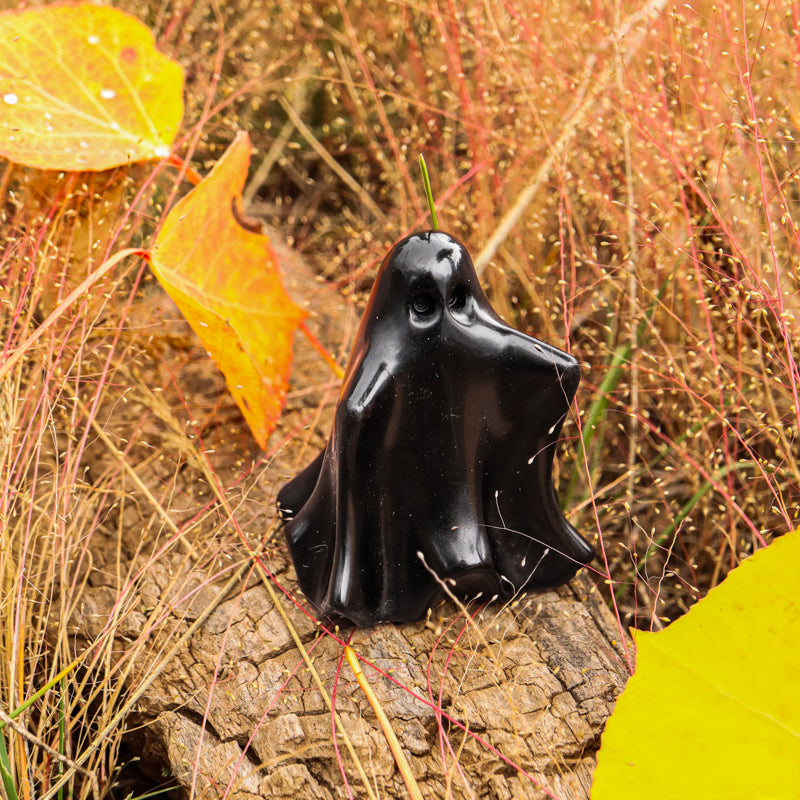 Obsidian Carved Ghost
