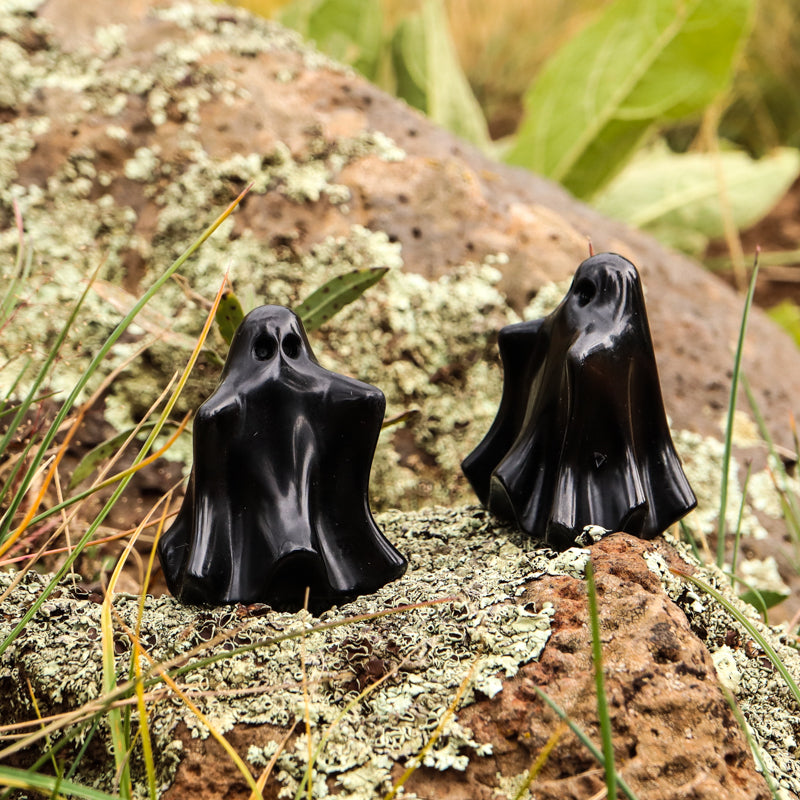 Obsidian Carved Ghost