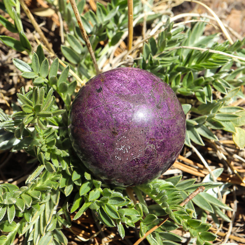 Purpurite Crystal Sphere