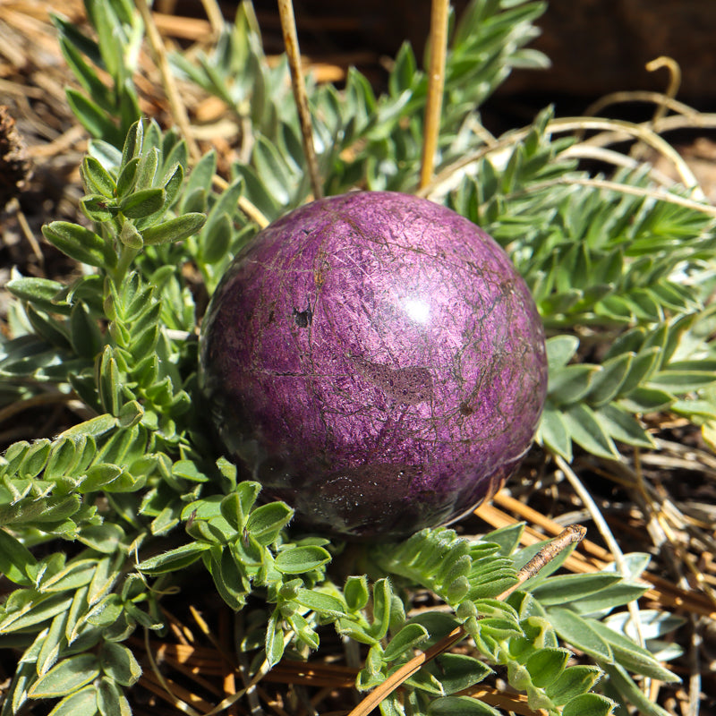Purpurite Crystal Sphere