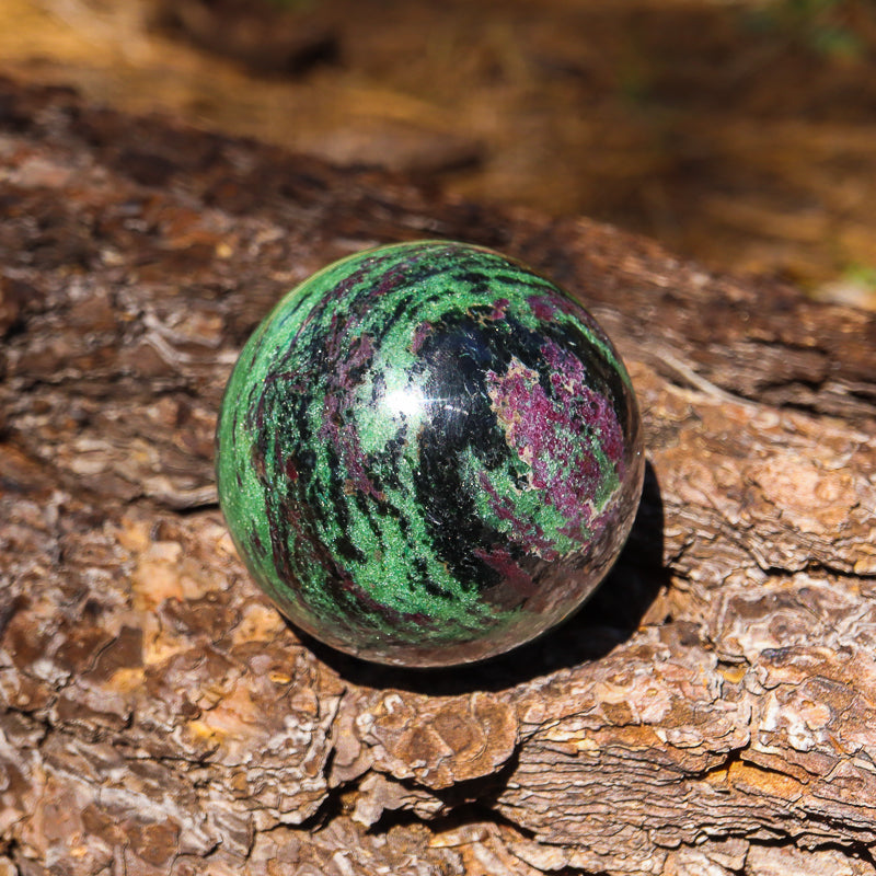 Ruby Zoisite Sphere