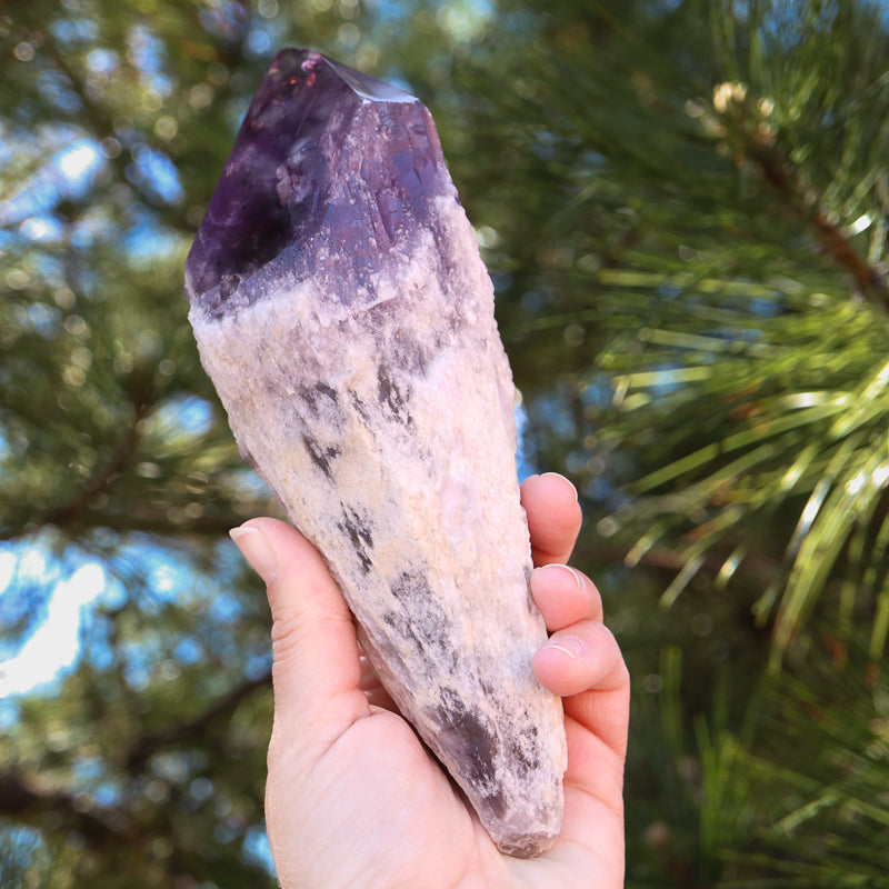 Natural Amethyst Point Crystal Point Aquarius