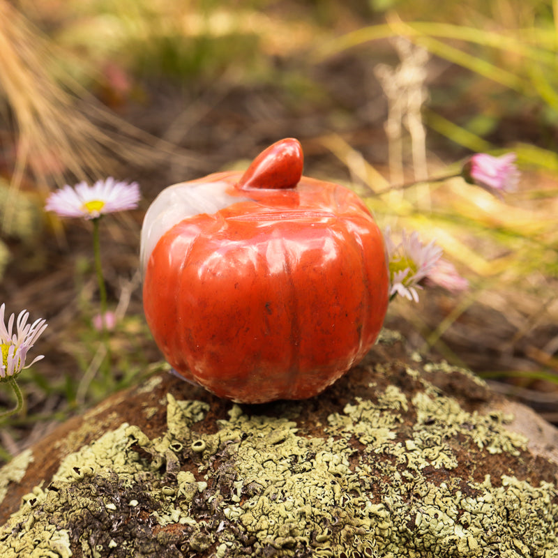 Agate Carved Pumpkin