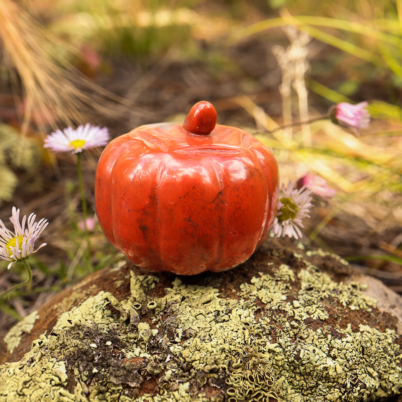 Agate Carved Pumpkin