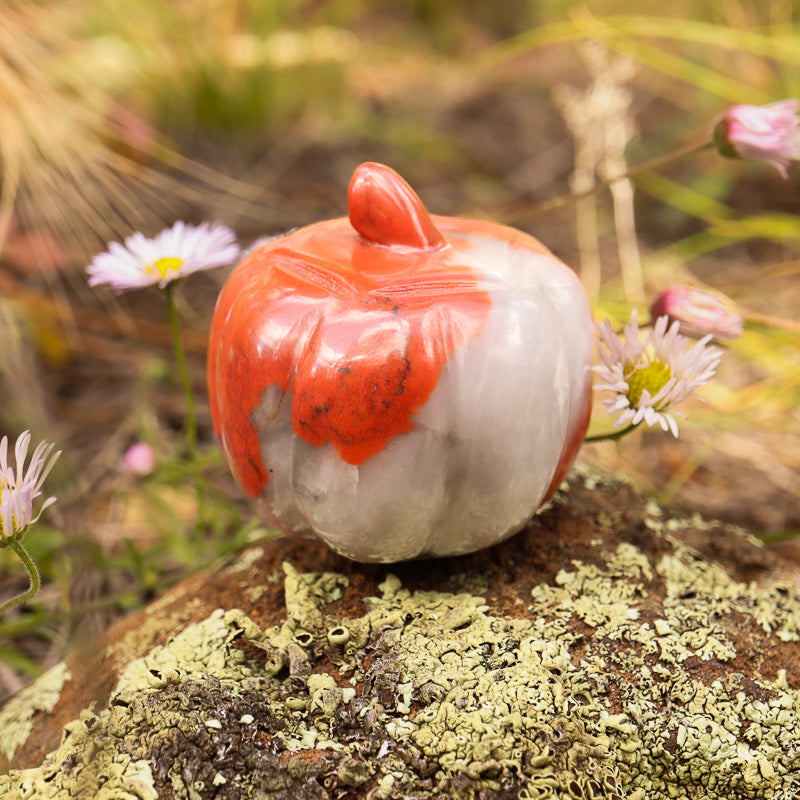 Agate Carved Pumpkin