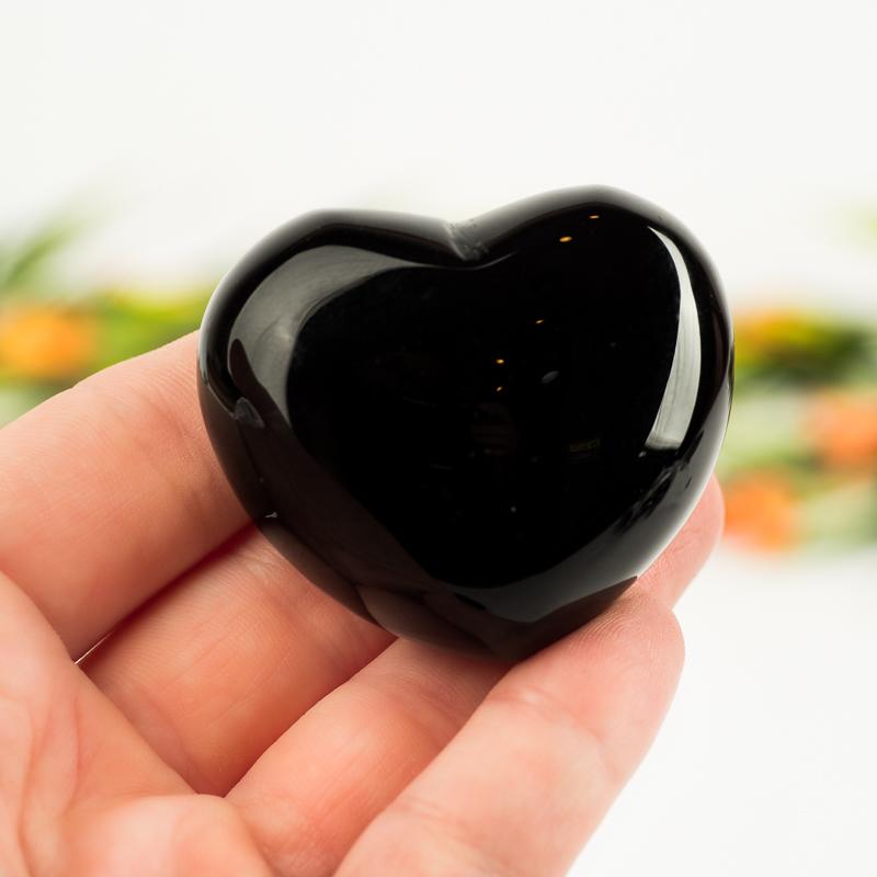 Black Agate Heart Crystal Heart Crystal Magic online