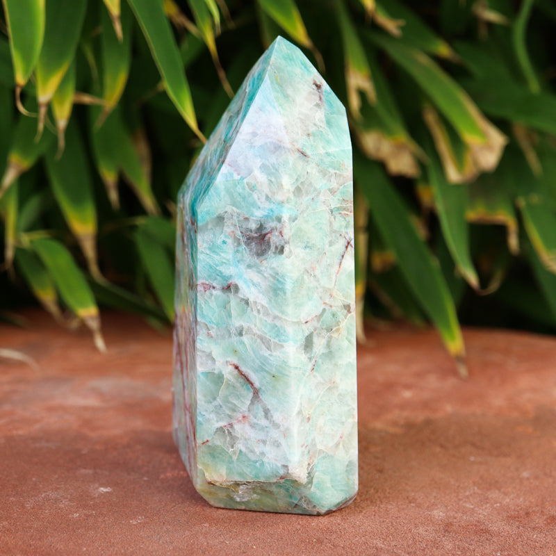 Amazonite Point Crystal Point Aries