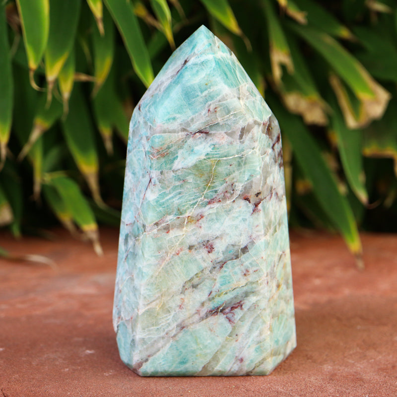 Amazonite Point Crystal Point Aries