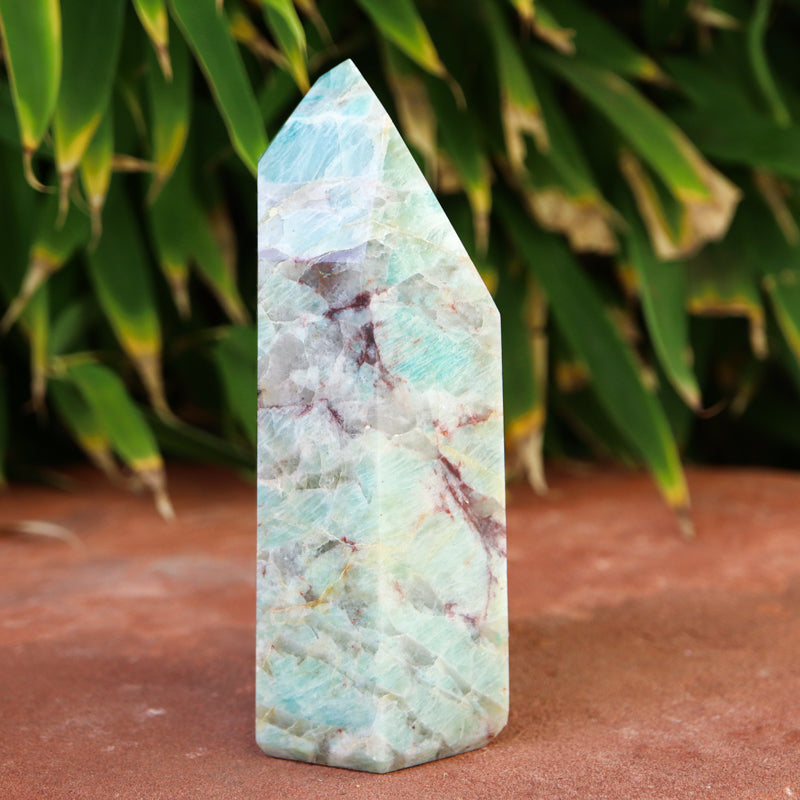 Amazonite Point Crystal Point Aries