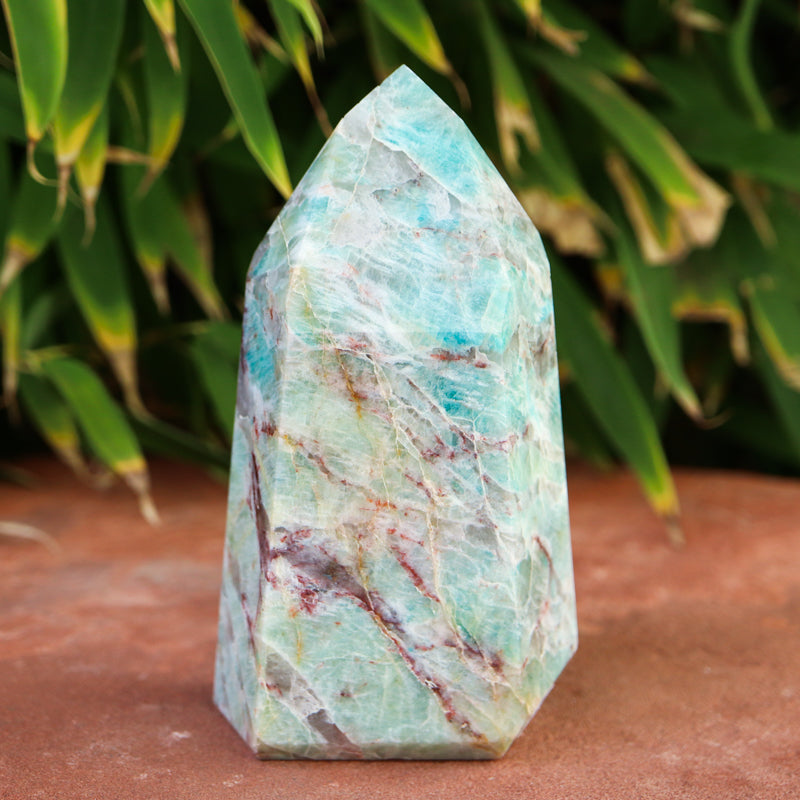 Amazonite Point Crystal Point Aries