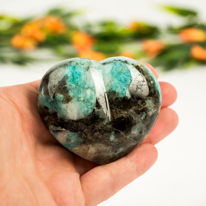 Amazonite Heart Crystal Heart Aries