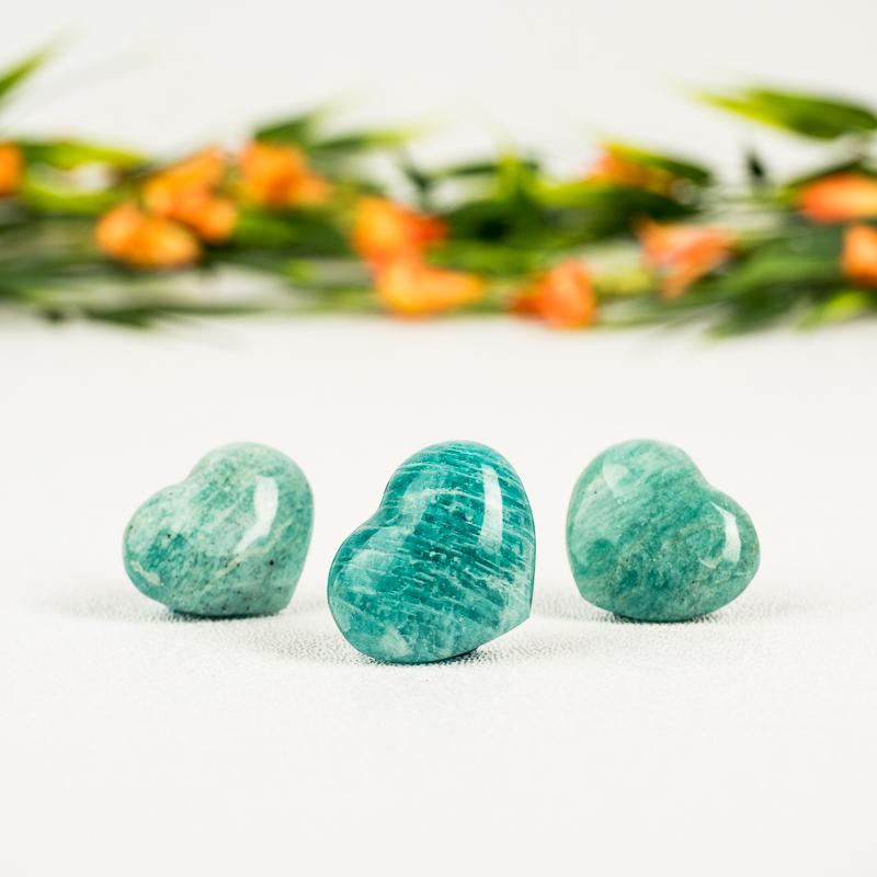 Amazonite Small Heart Crystal Heart Aries