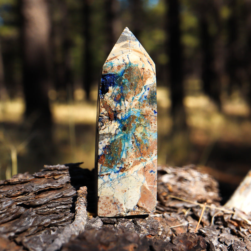 Azurite in Matrix Point
