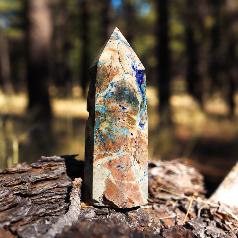 Azurite in Matrix Point