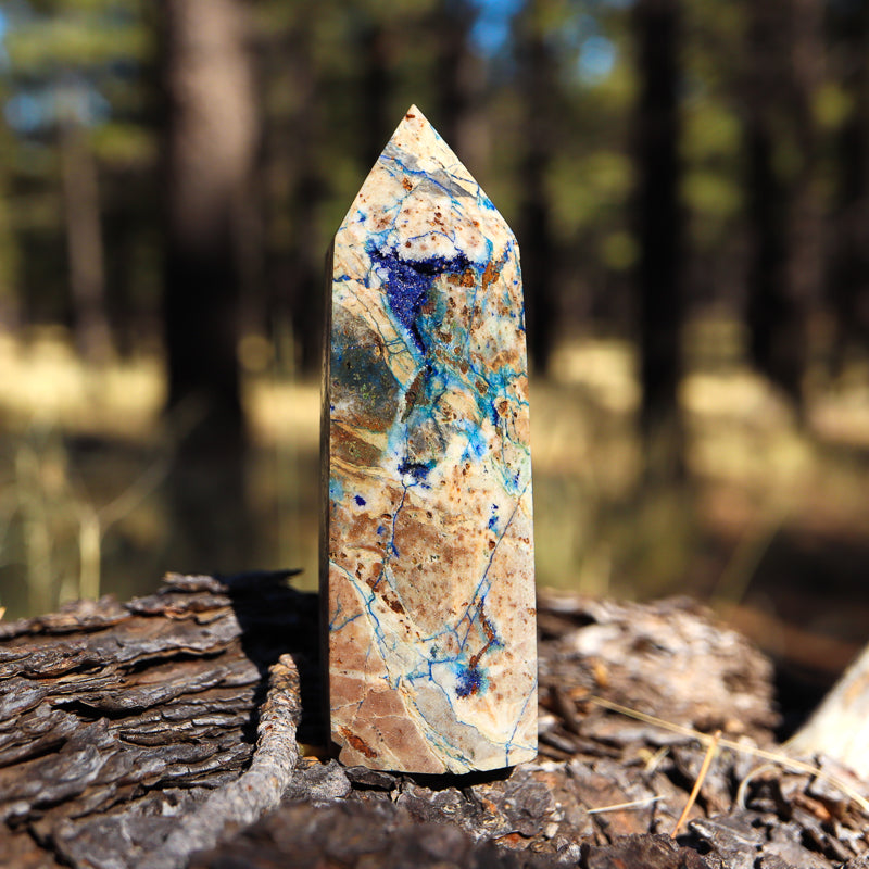 Azurite in Matrix Point