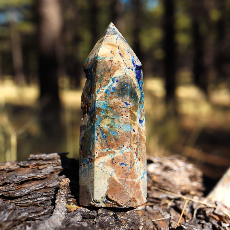 Azurite in Matrix Point