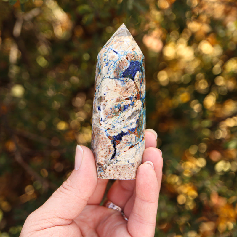 Azurite in Matrix Point