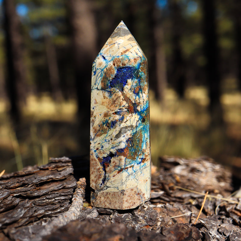 Azurite in Matrix Point