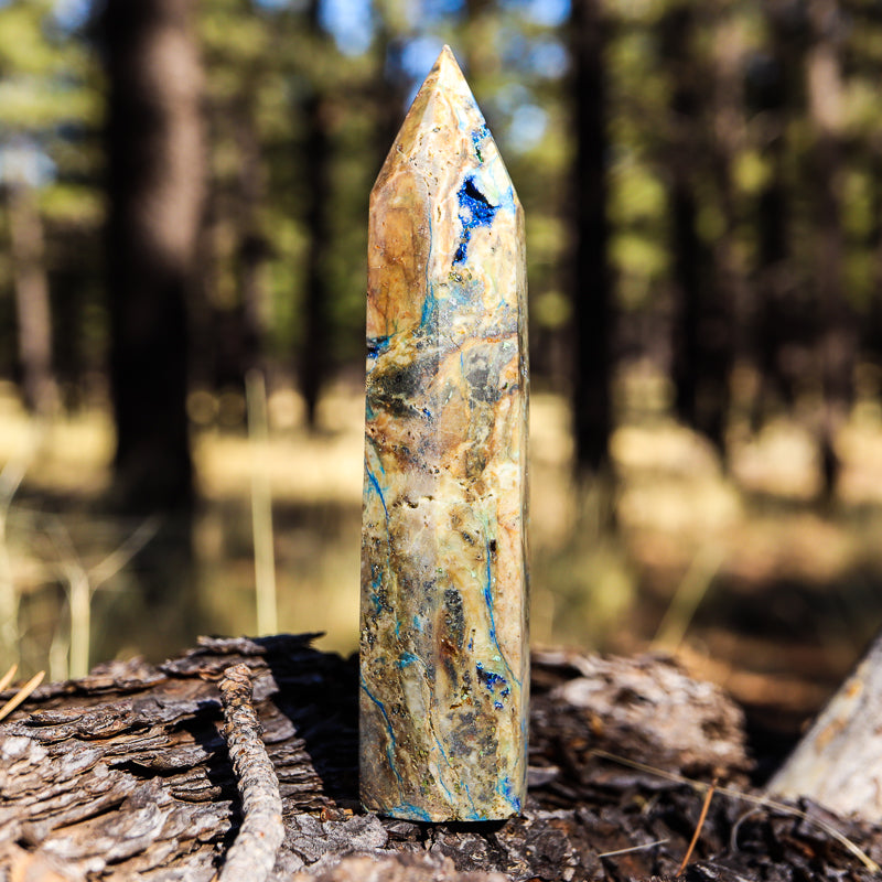 Azurite in Matrix Point