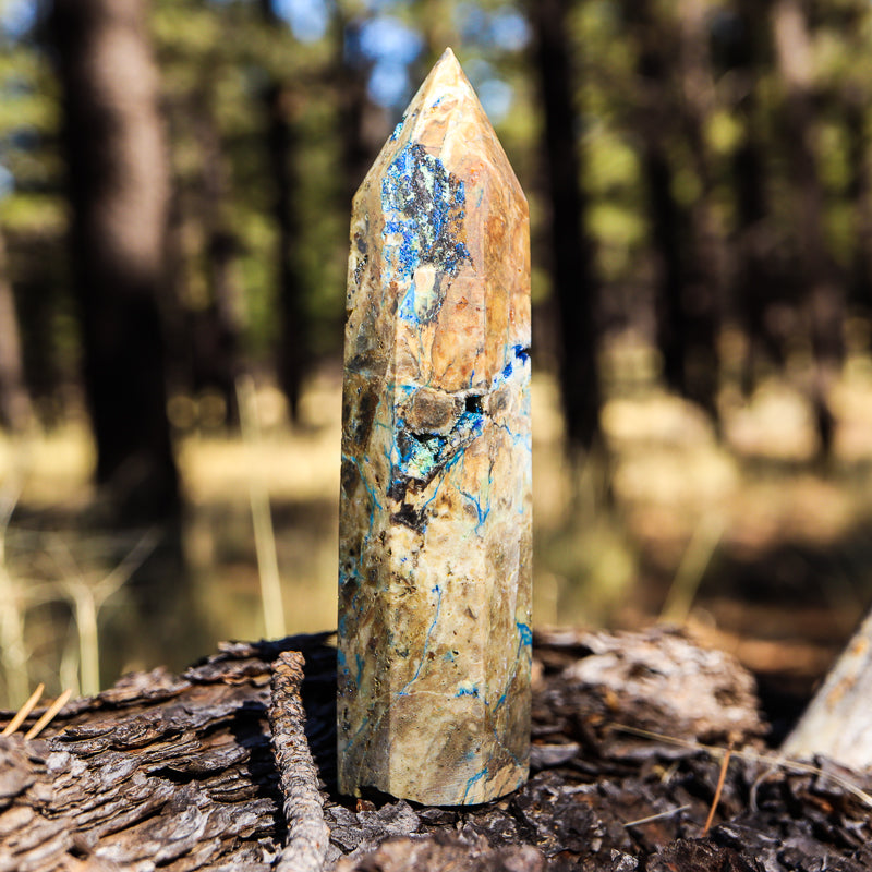 Azurite in Matrix Point