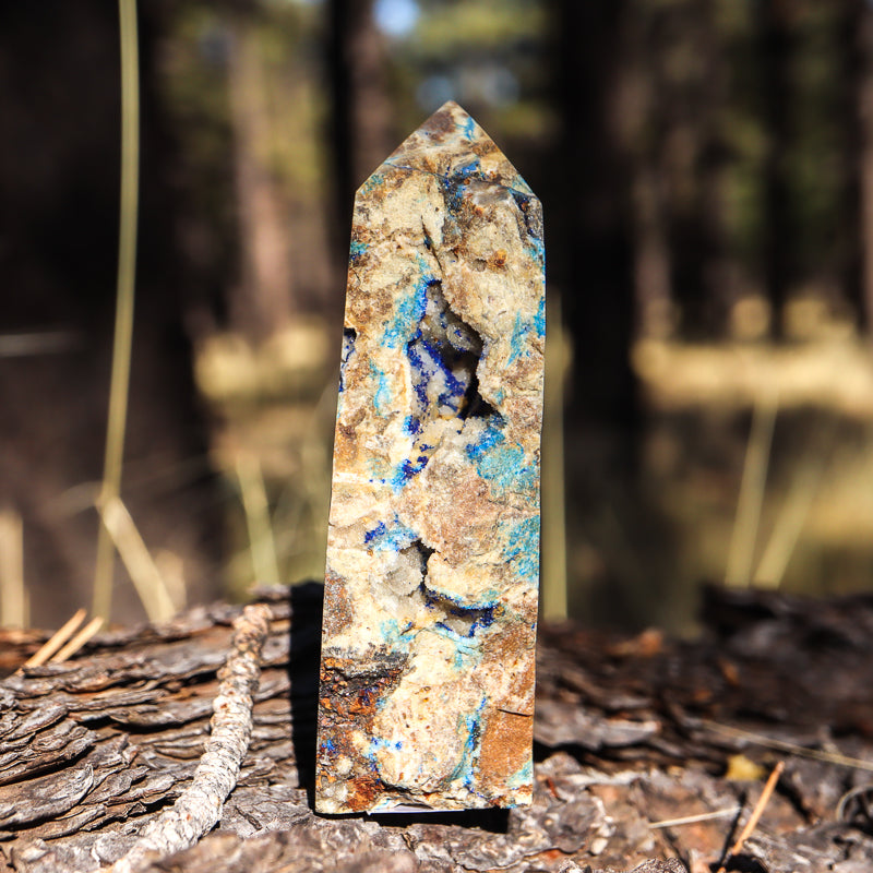 Azurite in Matrix Point