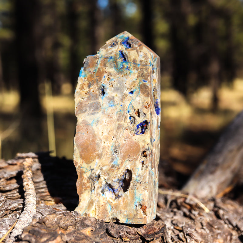 Azurite in Matrix Point