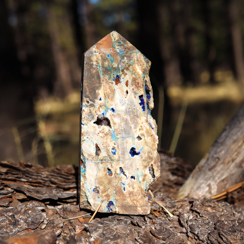 Azurite in Matrix Point