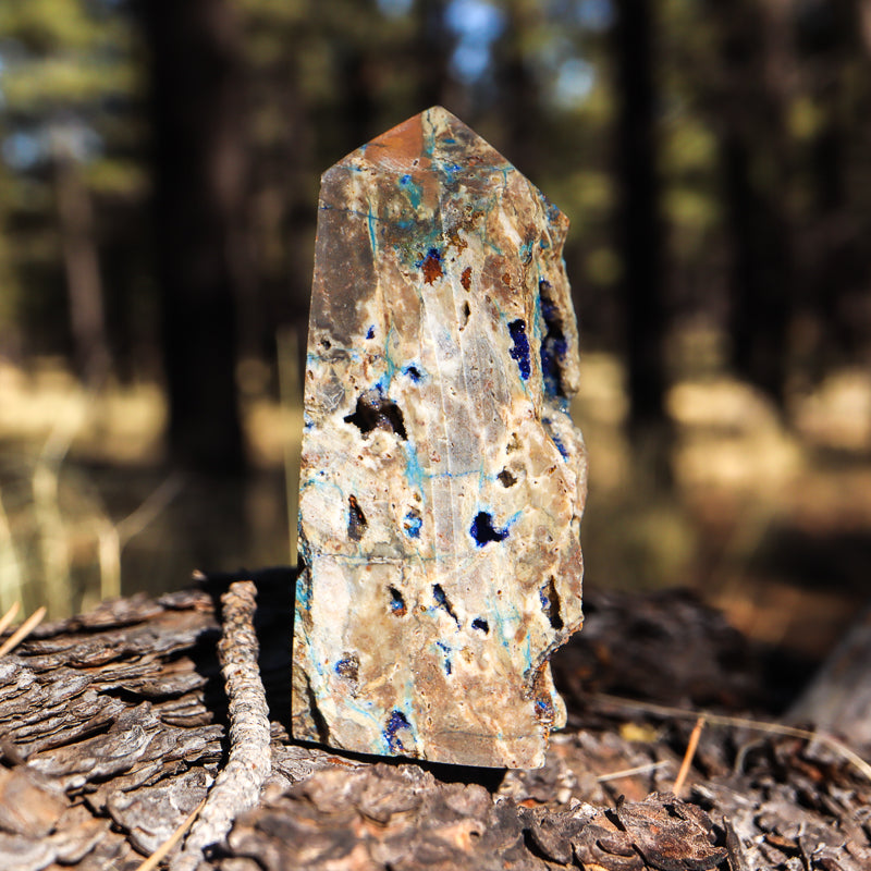 Azurite in Matrix Point