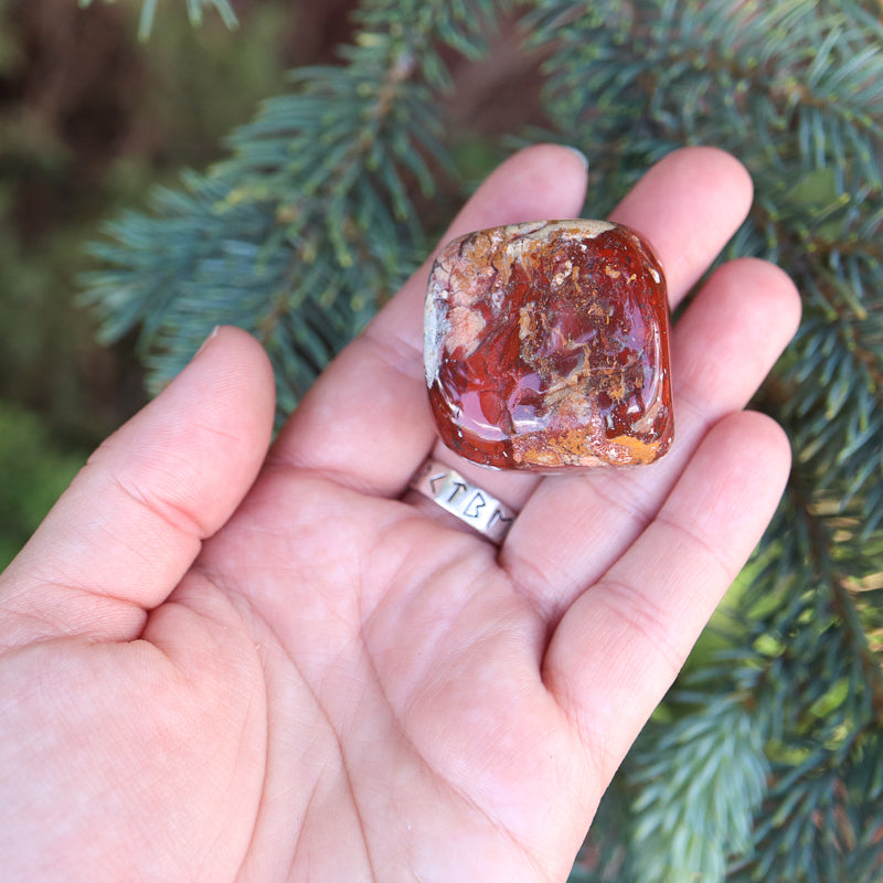 Brecciated Jasper Tumbled Crystal Tumbled Aries Large