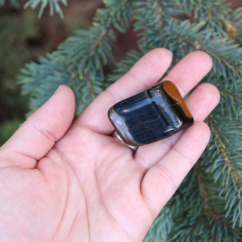 Blue Tiger’s Eye Tumbled Crystal Tumbled Crystal Magic Large