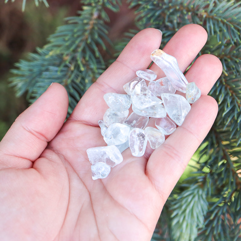 Blue Topaz Tumbled Crystal Tumbled Crystal Magic Chips