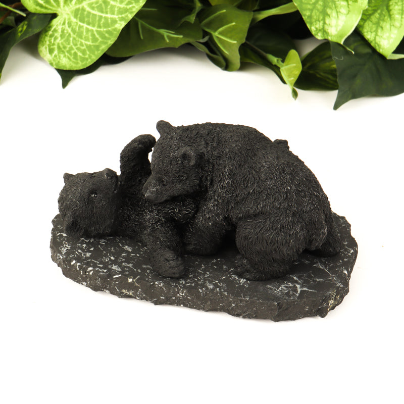 Shungite Bear Cub Crystal Carvings Crystal Magic