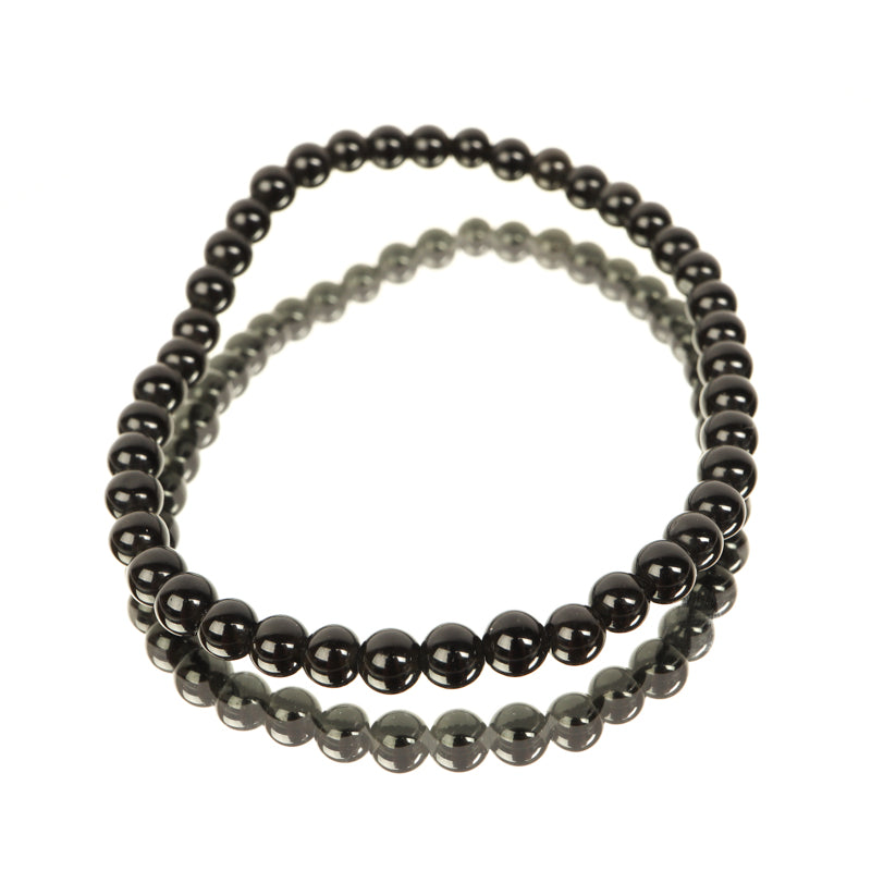 Black Obsidian Bracelet Jewelry: Bracelet Crystal Magic 4mm