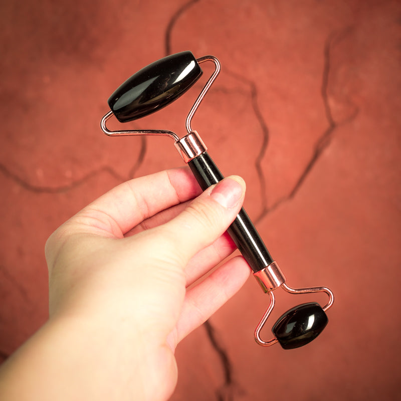 Black Obsidian Massage Roller Body Care: Massage Roller Crystal Magic online