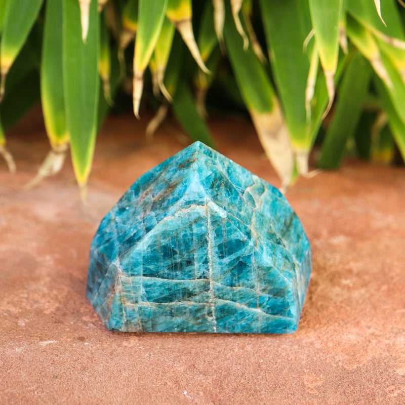 Blue Apatite Point Crystal Point Crystal Magic