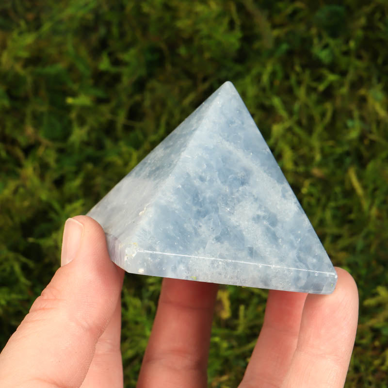 Blue Calcite Pyramid Crystal Pyramid Crystal Magic