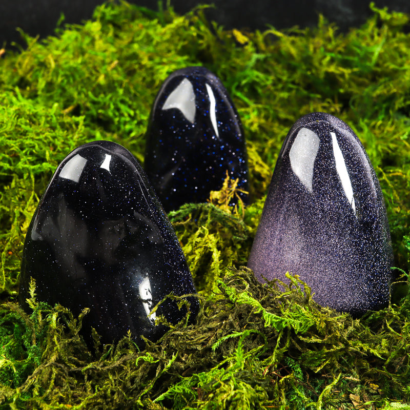 Blue Goldstone Free Form Crystal Free Form Crystal Magic