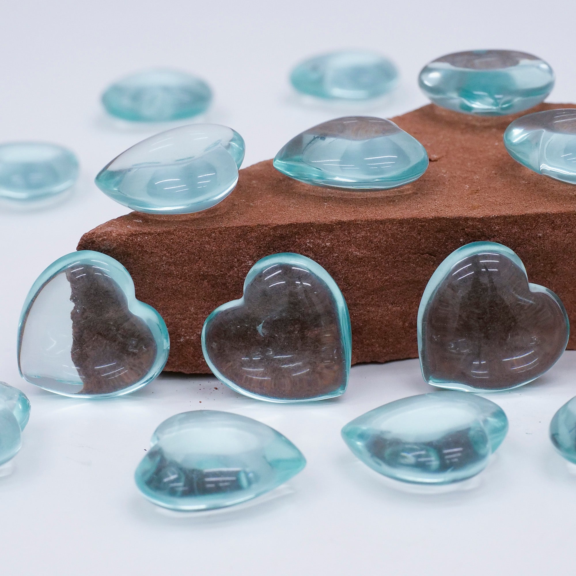 Blue Obsidian Heart Crystal Heart Crystal Magic