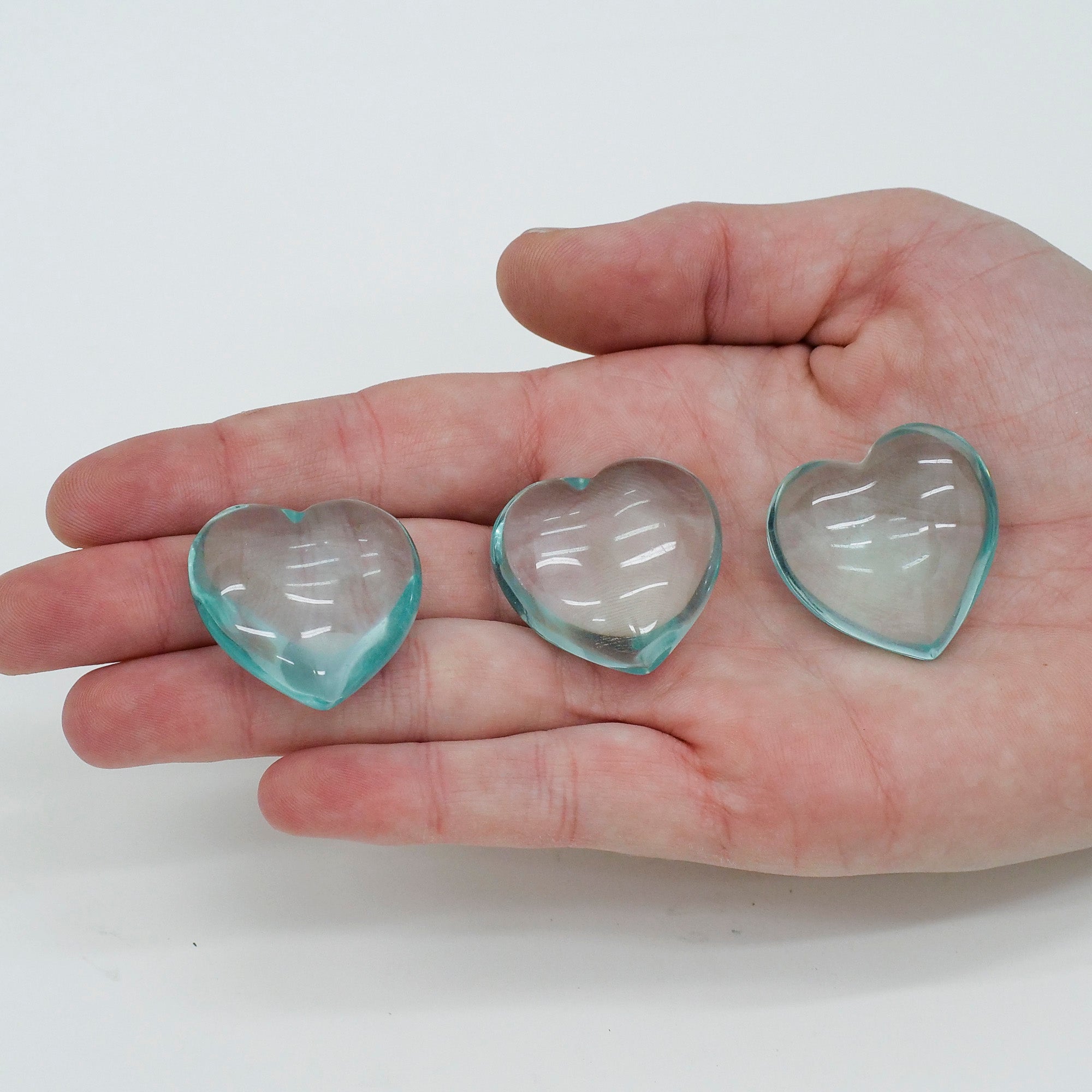 Blue Obsidian Heart Crystal Heart Crystal Magic