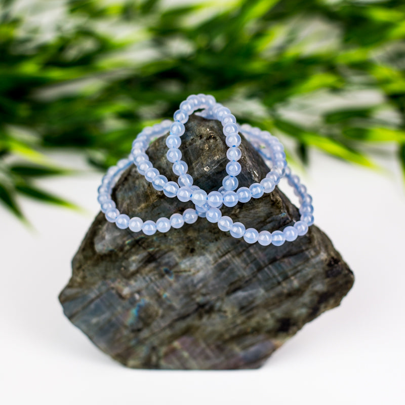 Blue Chalcedony Bracelet Jewelry: Bracelet Milk and Honey