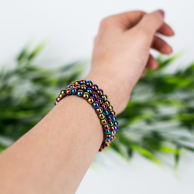 Rainbow Hematite Bracelet Jewelry: Bracelet Milk and Honey