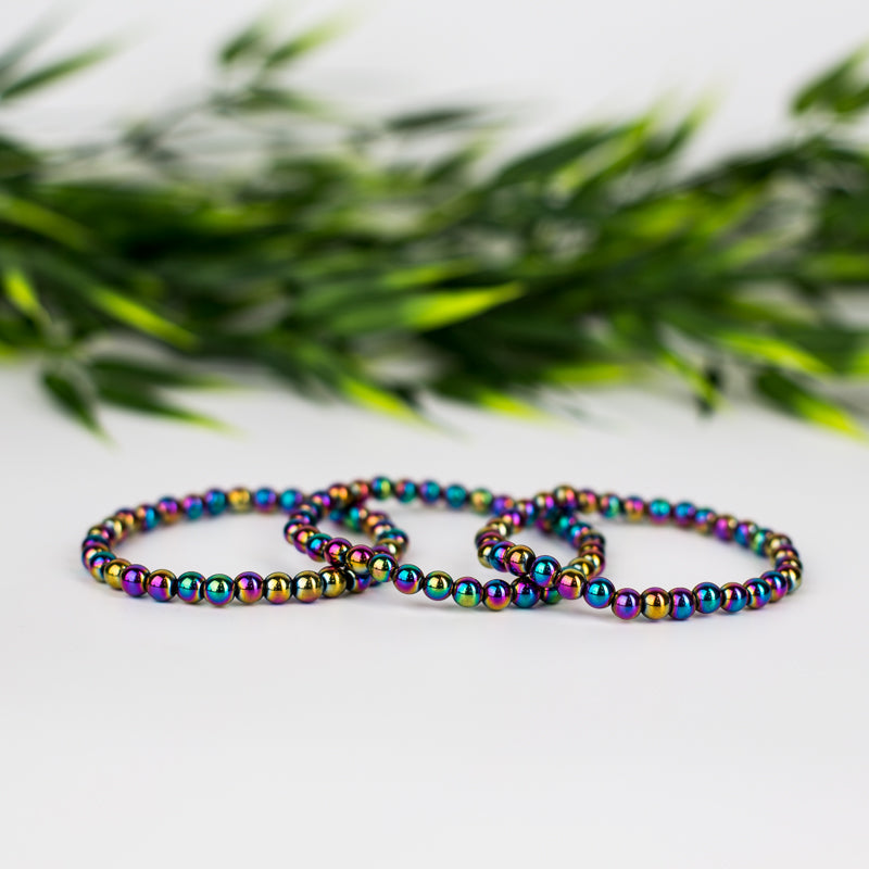 Rainbow Hematite Bracelet Jewelry: Bracelet Milk and Honey 6mm